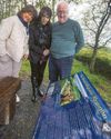 Plaque marking memory of Pogues legend unveiled Plaque marking memory of Pogues legend unveiled