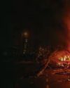 'WOMAN SET BUS ON FIRE DURING RIOTS' 'WOMAN SET BUS ON FIRE DURING RIOTS'