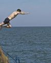 Jumping into a 20C sunny Saturday Jumping into a 20C sunny Saturday