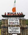 Migrant boat pyre set alight16