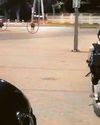 Robocop chases real road hogs..51
