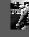 SCOOTER IMMORTALISED BY PECK AND HEPBURN MARKS MILESTONE36