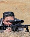 Kim tests new sniper rifle11