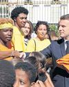 Macron vows to step up reconstruction in Mayotte Macron vows to step up reconstruction in Mayotte