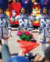 3 astronauts blast off for Tiangong space station 3 astronauts blast off for Tiangong space station