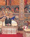 Bhutanese, Thai monks offer chants to His Majesty, the Queen Bhutanese, Thai monks offer chants to His Majesty, the Queen