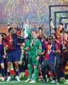 Barcelona eye treble after Copa glory Barcelona eye treble after Copa glory