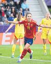 Spain thump Belgium, reach quarters50