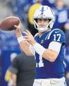 Indianapolis aim to keep climbing against Chargers26