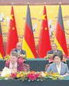 German chancellor in China to boost ties25