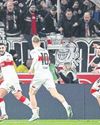 Stuttgart down Leipzig to strike blow in top-four race46