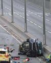 Seven police hurt in 'car chase' multiple smash Seven police hurt in 'car chase' multiple smash
