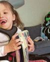 Girl, 7, with heart outside her body has miracle op44