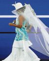 Osaka serves up a fishion statement...11