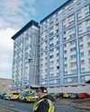 Man arrested after 'knife' incident locks down flats Man arrested after 'knife' incident locks down flats9