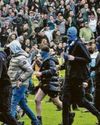 Cops warn 'hooligans in charge' amid football violence30