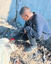 Volunteers gather for beach clean-up
