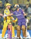 CSK SUFFER 8-WICKET DEFEAT TO KKR