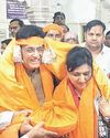 Min Goyal seeks blessings at Shrinathji Temple Min Goyal seeks blessings at Shrinathji Temple