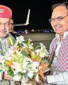 'Peacemaker' Shah at Shanti Van today 'Peacemaker' Shah at Shanti Van today