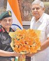 TN Guv Ravi, Chief of Defence Staff Gen Chauhan meet VP Dhankhar TN Guv Ravi, Chief of Defence Staff Gen Chauhan meet VP Dhankhar