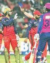 RCB break home ground jinx, beat RR RCB break home ground jinx, beat RR