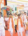 BJP leaders dance at training camp to honour Army's valour23