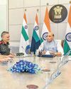 Rajnath Singh reviews security with top officials, chiefs of forces Rajnath Singh reviews security with top officials, chiefs of forces
