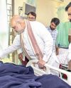 Shah meets 5 security men injured in Naxal encounter21