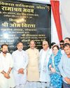 Om Birla lays foundation for Ramashraya Bhawan42