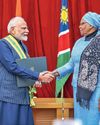 Modi sparkles like a diamond in Namibia!5