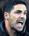 Arteta vows Arsenal will 'hammer' away at Reds' lead