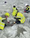 Glimpse of life 165m years ago revealed at site of biggest dinosaur track way in UK