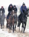 Cheltenham festival sees snow three days after highs of 18C