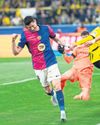 Barcelona's luck holds after Guirassy hat-trick gives Dortmund hope58