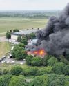 Three killed including two firefighters in blaze at former RAF airbase27