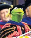 Don't jump over people, leap with them, Kermit advises graduates48