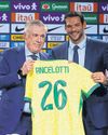Ancelotti is Brazil's first foreign coach but a return to their roots too
