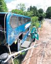 Seven taken to hospital after bus carrying pupils plunges into a river30