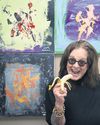 Ozzy Osbourne Goes From Heavy Metal to Painting With Chimps5