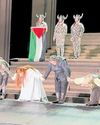 Opera protest Effort to take flag at curtain call defended by director18