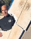 Lucky escape for surfer as shark snaps his board40