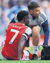Joy for Arsenal as severity of Saka's injury is downgraded51