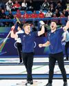 Curlers guarantee a medal as Mouat holds his nerve against the Swiss Curlers guarantee a medal as Mouat holds his nerve against the Swiss26
