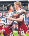 Eckersley double settles scintillating win for Wigan Eckersley double settles scintillating win for Wigan40