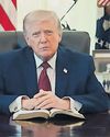 Trump joins Bible reading marathon after pope clash38