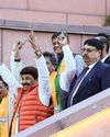 BJP Celebrates Landslide Victory as AAP, Congress Offices Fall Silent