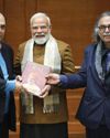 ALOK MEHTA PRESENTS OWN BOOK TO PM MODI13