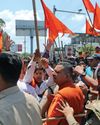 VHP, BAJRANG DAL STAGE PROTEST ACROSS STATE