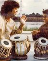 Drum and microphone: Zakir Hussain's dialogue with technology